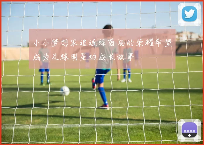 小小梦想家追逐绿茵场的荣耀希望成为足球明星的成长故事